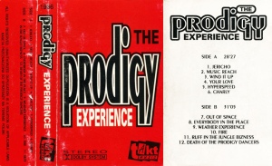 Pirackie kasetowe wydanie debiutanckiej płyty grupy The Prodigy.