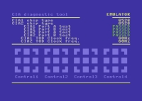 Screen z programu CIAdiag wykonany na emulatorze
