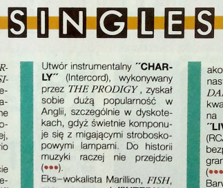 Recenzja singla 'Charly' - Popcorn 1991/11.