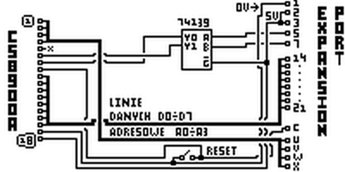 Oryginalny schemat The Final Ethernet dla C64